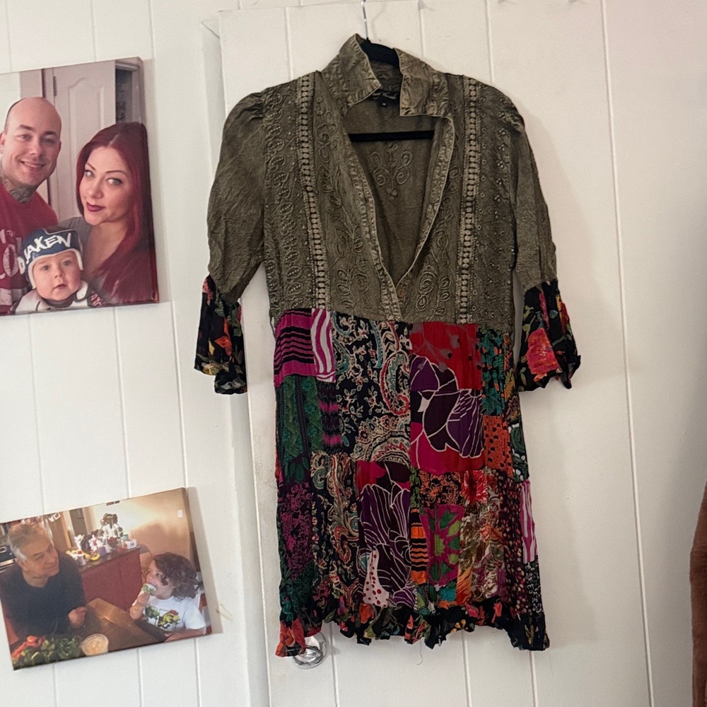 Bohemian Patchwork Dress